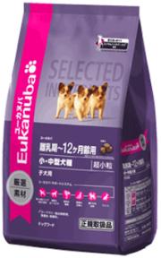 ユーカヌバ　子犬用　小・中型犬種　超小粒　離乳期〜12ヶ月齢用　3kg