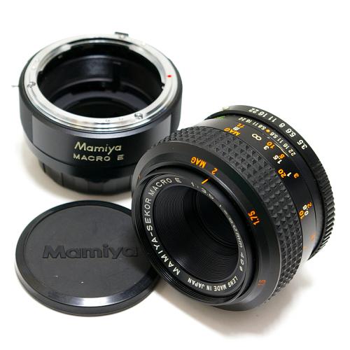 【中古】【良品】中古 マミヤ SEKOR MACRO E 50mm F3.5 ZEシリーズ用 等倍リングセット MAMIYA 【中古レンズ】中古カメラ・中古レンズ・デジタルカメラ・アクセサリー！ カメラのことなら≪カメラの八百富≫ ★1万円以上の商品は送料無料★ 買い取り・下取り大歓迎！