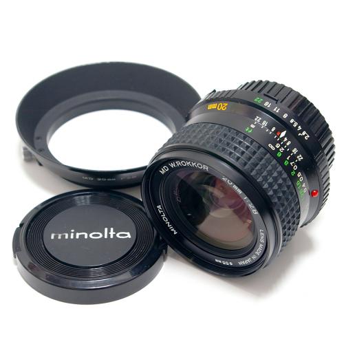 【中古レンズ】中古 ミノルタ MD ROKKOR 20mm F2.8 minolta 【中古レンズ】【USED】 【中古カメラ】 【カメラ】 【デジカメ】 【中古レンズ】