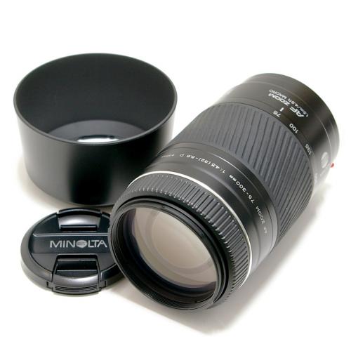 【中古】【良品】中古 ミノルタ AF 75-300mm F4.5-5.6D ブラック αシリーズ MINOLTA 【中古レンズ】【USED】【カメラ】【レンズ】