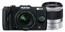 【新品】【送料無料】ペンタックス Q7 ダブルズームキット [ブラック] PENTAX ≪即納モデル≫【カメラの八百富】【デジタルカメラ】【デジカメ】