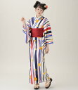 浴衣 仕立て上がり 女性用 綿100% 適合身長152-167cm ゆかた単品 jouer ete couleur retro レトロ 新品(株)安田屋 b375150341