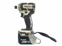 【中古】 中古 makita マキタ TD137D インパクトドライバー 電動工具 14.4V 3.0Ah ケース バッテリー チャージャー 付 O2553971