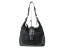 【中古】 COACH コーチ シグネチャー バックルホーボー 6824 ショルダーバッグ キャンバス レザー ブラック Y3379677