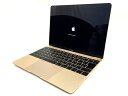 【中古】 良好 Apple MacBook MNYK2J/A ノートPC 12型 Retina 2017 Core m3 7Y32 1.2GHz 8GB SSD256GB Mojave 10.14 ゴールド T3801445