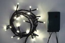 【50球電球色 点滅】室内用LEDイルミネーションライト/電球色/点滅/ストレートコード/グリーンコード/コントローラー付