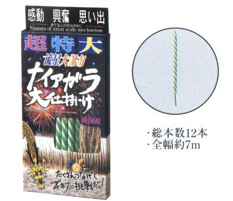 ■驚愕の全幅7m！【国産単品花火】超　特大　ナイヤガラ大仕掛けNO.1000