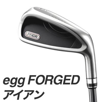 PRGR[プロギア]　egg　FORGED　アイアン [2010] 単品アイアン（＃5、AW、AS、SW）　カーボンシャフト