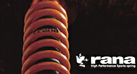 Rana（ラーナ） レーススプリング（直巻き） 1本I.D60mm 自由長150mm バネレート110N/mm（25.150.60.110）