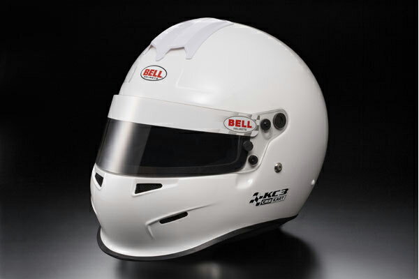 【送料無料】 BELL ヘルメット KC3 CMR カラー：ホワイトベル 四輪カート用ヘルメット
