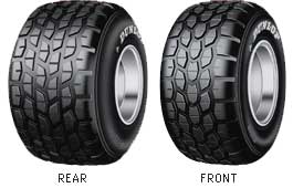 DUNLOP KT10 HIGH GRIP W10 WET 11X6.50-5が2本で1セット