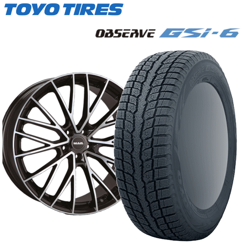 マセラティ グレカーレ用 タイヤ銘柄： トーヨー オブザーブ GSi-6 タイヤサイズ： 255/45R20 ホイール： アルミホィール スタッドレスタイヤ ホイール4本セット【20インチ】