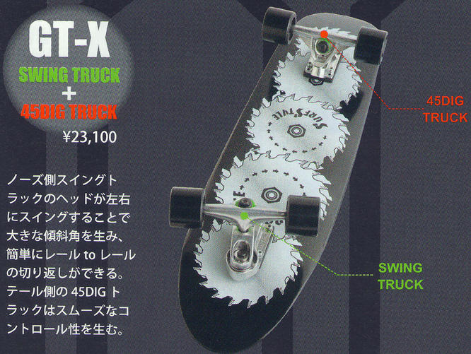 INTRO SKATE BOARDイントロスケートボードGT-X