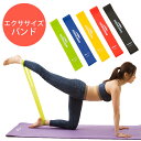 エクササイズ バンド 5本セット ゴムチューブ トレーニング ダイエット ヨガ トレーニ