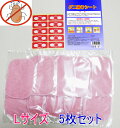 ダニ シート得用サイズ(15×20cm) お試し5枚セット(ダニ捕りシート)!ゆうメール 送料無料 ダニ捕りマット ダニシート ダニ取りシート 置くだけ簡単!ダニ退治