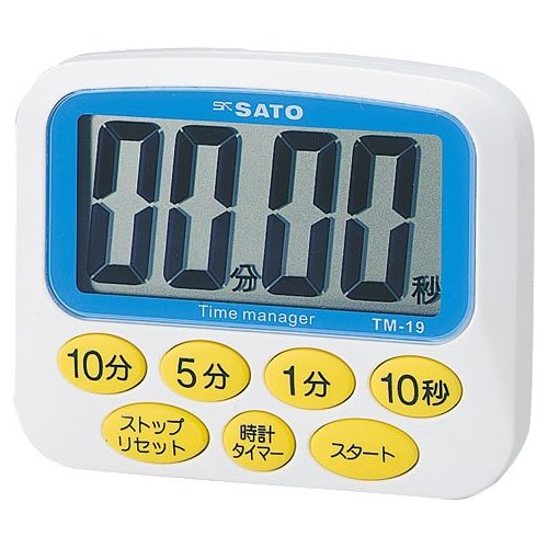 【メール便可能】SATO 大型表示 デカタイマー TM-19 1709-00【Aug08P3】
