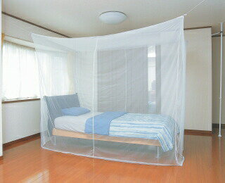 【smtb-TK】【送料無料】かいてき　軽涼蚊帳（かや）　8畳用　RM-80幅350×奥行250×高さ200cm【Aug08P3】蚊で眠れないなら、昔ながらの蚊帳はいかがですか？