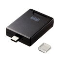 UHS-II対応SDカードリーダー USB Type-Cコネクタ UHS-II対応 コネクタキャップ付 ADR-3TCSD4BK サンワサプライ 送料無料 メーカー保証 新品