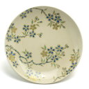 京焼・色絵青もり桜紋4寸皿・伏原博之品の良い風雅な桜のお皿・・・