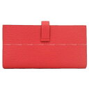 【母の日ギフト★】【値下げ!】HERMES エルメス 長財布 ベアンスフレ ローズリップスティック シェーブル シルバー金具 新品 (HERMES Gusset Wallet BEARN SOUFFLET Rose Lipstick Chevre Myzore)【あす楽対応】#yochika
