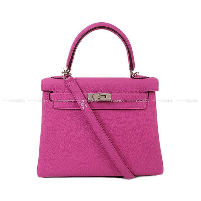 HERMES エルメス ケリー25 内縫い マグノリア トゴ シルバー金具 ショルダーバッグ C刻印 新品未使用(HERMES Kelly25 Retourne Magnolia Veau Togo Silver HW Shoulder bag[EXCELLENT][Authentic])