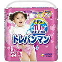 【送料無料・まとめ買い×4個セット】ユニ・チャーム トレパンマン 女の子用 ビッグサイズ 18枚入