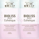 【×2個 配送おまかせ送料込】コーセーコスメポート サロンスタイル ビオリス ボタニカル エステティーク シャンプー&コンディショナー トライアルセット ダメージリペア 各10mL