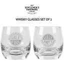 【送料無料】GENTLEMEN'S HARDWARE(ジェントルマン ハードウェア) ウィスキーグラス 2個セット WHISKY GLASSES SET OF 2 ロックグラス プレゼント
