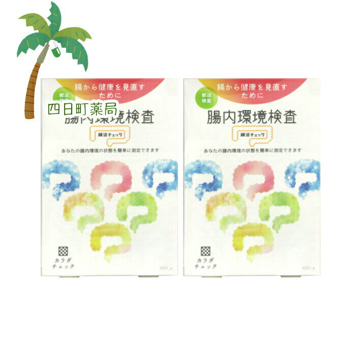 腸内環境検査 腸活チェック [2個セット] 【ヘルスケアシステムズ】 M:4582423340117