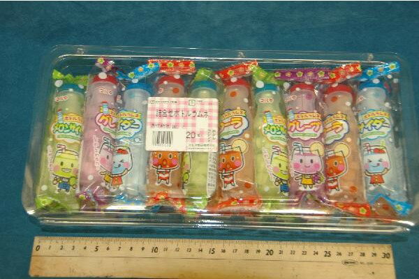 詰め合わせボトルラムネ 【20個入り】駄菓子屋さんの定番