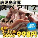 【 国産 豚肉 鹿児島 】 豚スペアリブ [3〜5人前:50...