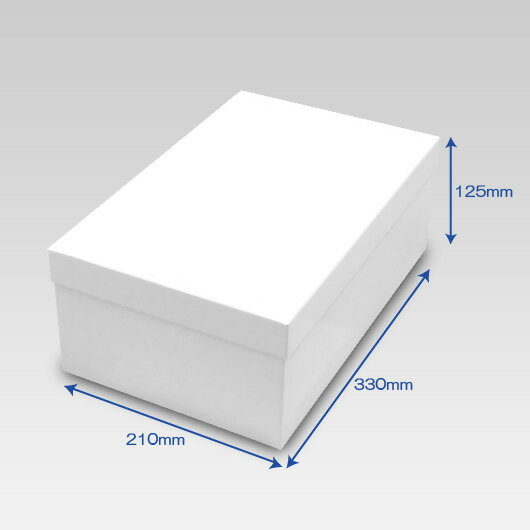 靴箱[高級貼り箱]　大（320×200×120）　白 10個セット【靴箱】【収納箱】【全品送料無料！】