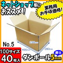 【あす楽】ダンボール 100サイズ みかん箱(A式)No5 40枚セット 100サイズ 【ダンボール箱 ダンボール 引越し 宅配用 収納 100サイズ 段ボール 段ボール箱 ひっこし 宅配 発送用 宅配箱 引っ越し 梱包用】