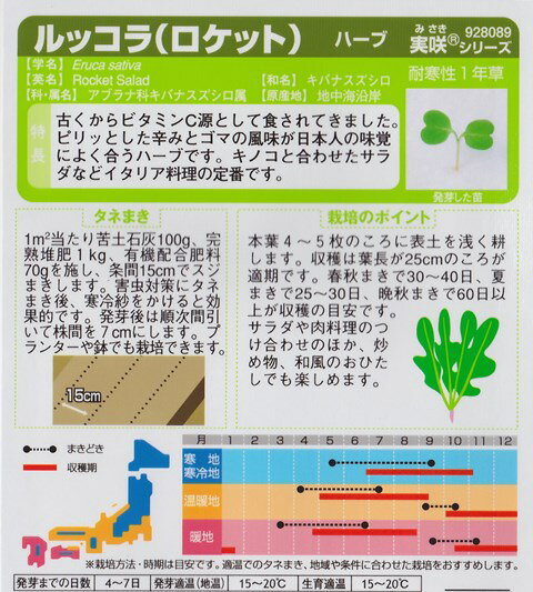 ルッコラ育て方 種まき 4月 5月 6月 暇人主婦の家庭菜園 楽天ブログ