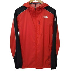 【中古】【メンズ】THE NORTH FACE ザ・ノース・フェイス anytime wind hd エニータイムウィンドフーディー ナイロンジャケット RED NP21783 Lサイズ