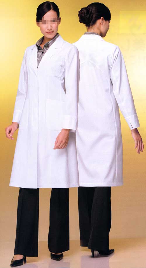 白衣　ワコールとFOLKのコラボレーションスリム＆Aライン女性用ドクターコート白衣　女性　…...:yoshiiya:10001116