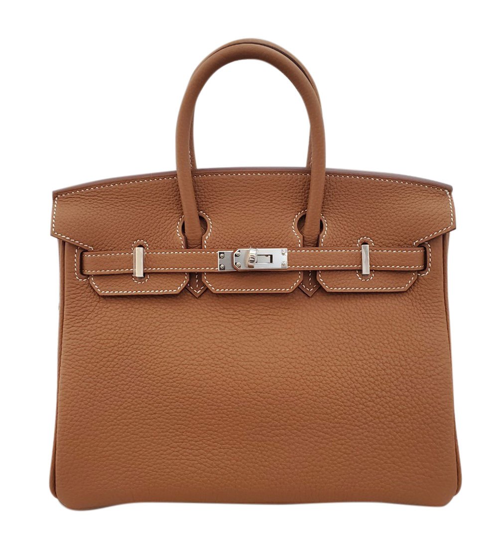 【新品同様・未使用品】エルメス HERMES バーキン25 ゴールド トゴ SV金具 W刻印