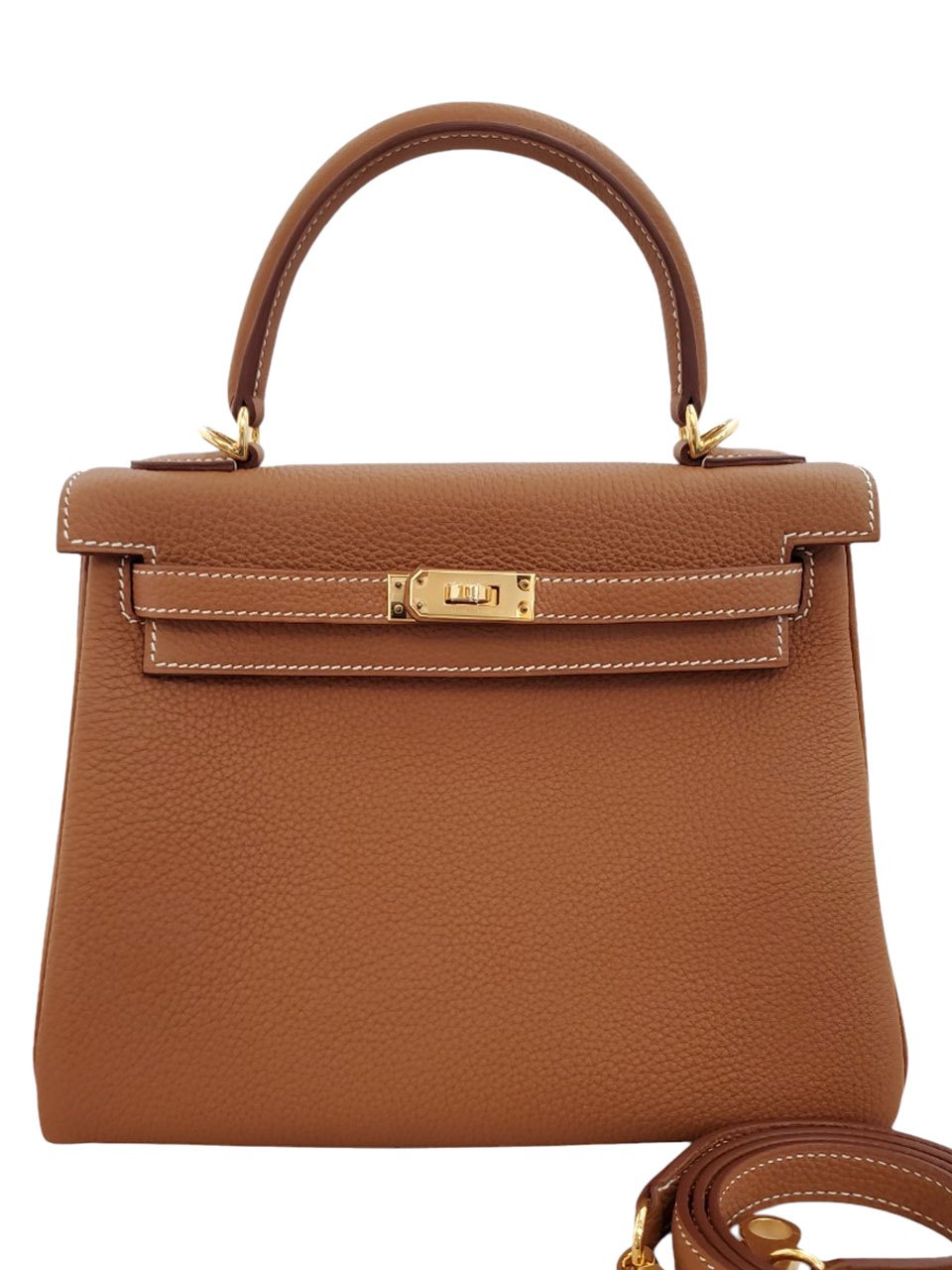 エルメス HERMES ケリー25 トゴ ゴールド G金具 W刻印