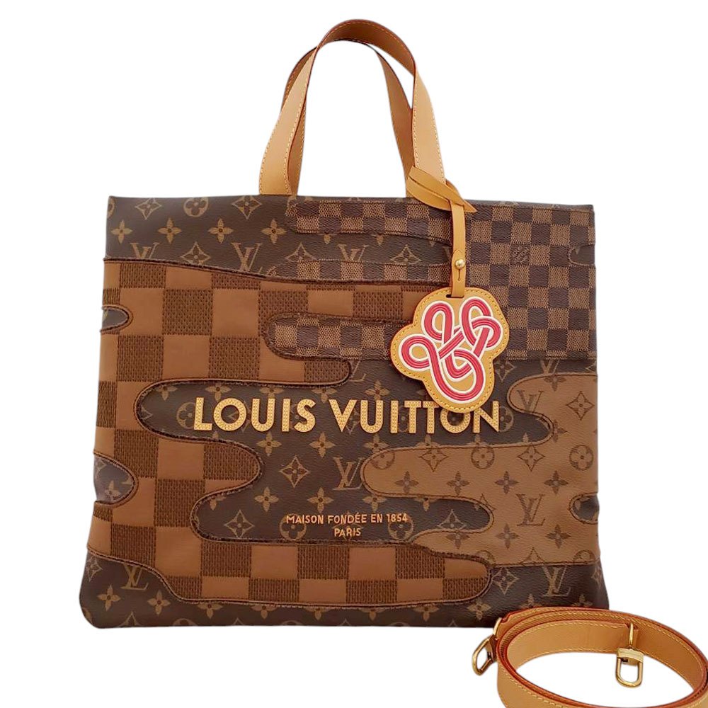 【新品同様・未使用品】ルイヴィトン LOUIS VUITTON モノグラム・ランドスケープ ショッパー・トートMM M15274