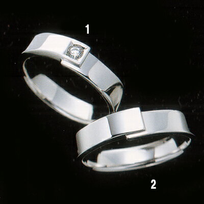 ラザール ダイヤモンド　 結婚指輪・マリッジリング・（プラチナ900） 画像上側 1　ダイヤモンド入り　URB901【別作/納期4週間】\168,000100年の伝統と高度なカット技術により独特の美しさを放つ