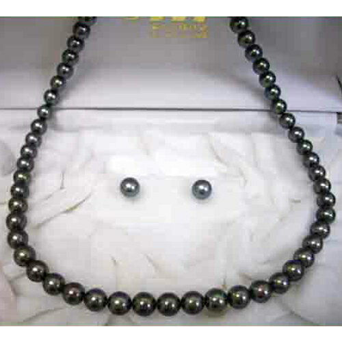 黒真珠ネックレス　セット