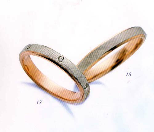 LANVIN (ランバン リング) La vie en bleu　結婚指輪 マリッジ リング 　PGダイヤモンド入り(左側） \71,400 【楽ギフ_名入れ】