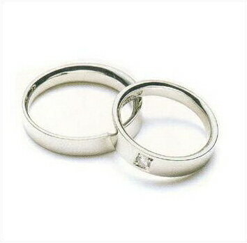 ラザールダイヤモンド　結婚リング[結婚指輪]　ダイヤモンド入り　(画像右側） LG014【別作/納期4週間】