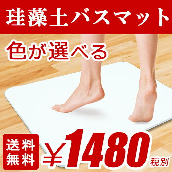 Lサイズ 60cm×39cm★正規品がこの価格！珪藻土バスマット　色が選べる！　厚さ：丈夫な、9mm　珪藻土 バスマット【送料無料】【沖縄・離島は別途送料】