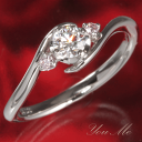婚約指輪 0.2ct ピンクダイヤは稀少石の女王 ダイヤモン...