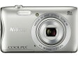 ニコン デジタルカメラ COOLPIX S3700 [シルバー] [画素数：2048万画素(総画素)/2005万画素(有効画...