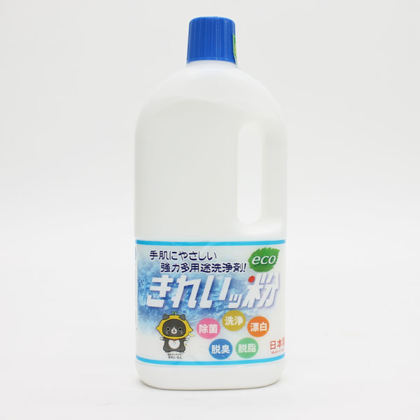 【送料無料】安心安全の日本製 きれいッ粉 1kgボトル 過炭酸ナトリウム(酸素系)洗浄剤 きれいッ粉 多用途洗浄剤【安心/安全/無害/無毒/洗濯/台所/浴室/除菌/キレイっ粉/きれいっこ/きれいっこ】(000000029424)