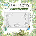 【送料無料】ピーターラビット 珪藻土バスマット 速乾足拭きマット 約60×40cm レギュラーサイズ Lサイズ【PETER RABBIT/バスマット/足拭きマット/プレゼント/速乾/お風呂/洗面所/軽量/調湿機能/けいそうど】(000000034394)