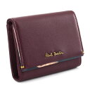 ポールスミス 財布 三つ折り財布 バーガンデ Paul Smith pwu763-80 レディース 婦人