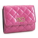 ピンキー&ダイアン 財布 二つ折り財布 がま口財布 ピンク Pinky&Dianne pdlw7ls1-48 レディース 婦人 【送料無料】
